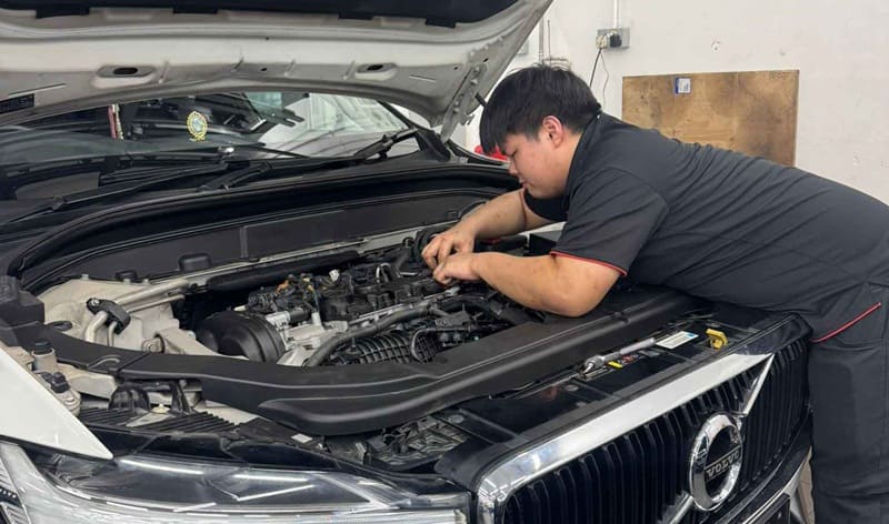 sửa chữa xe volvo tại az car auto bắc ninh